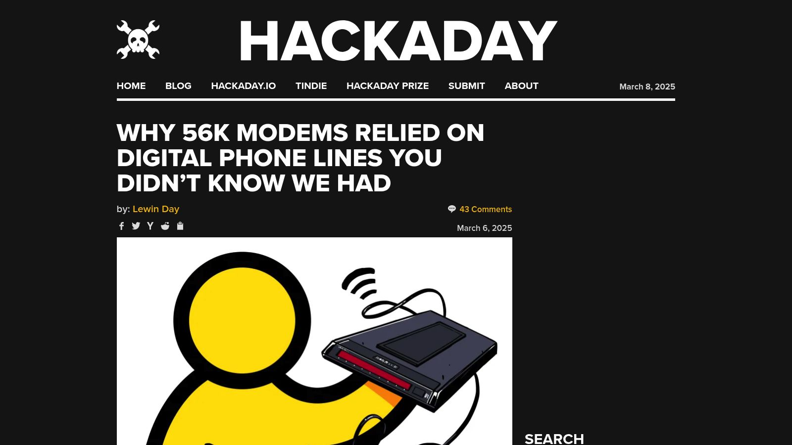 Why 56k Modems Relied On Digital Phone Lines You Didn’t Know We Had ...