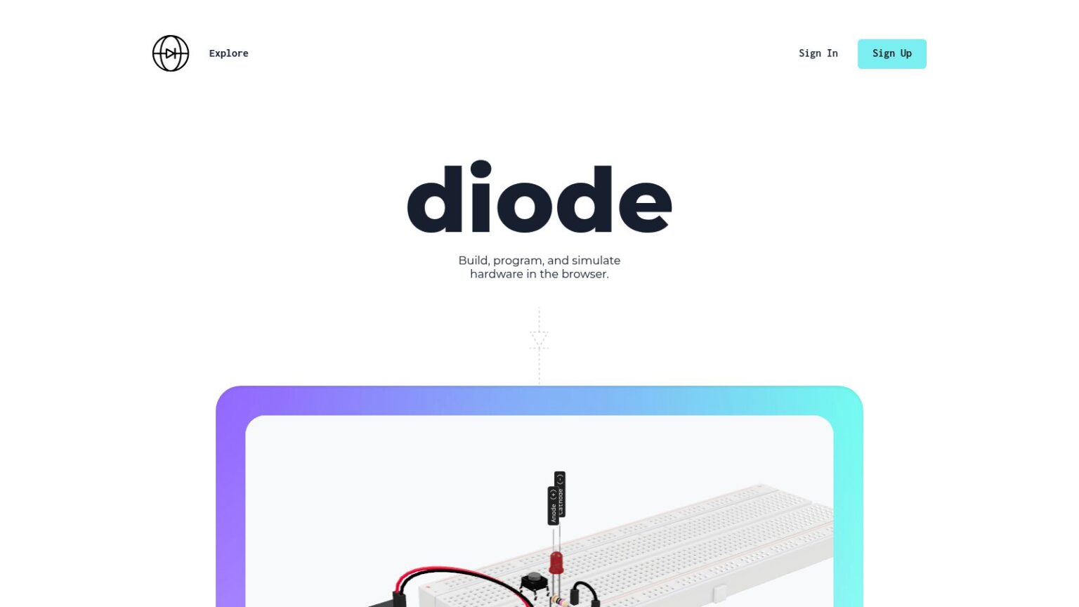 Diode — Build, Program, and Simulate Hardware – Old School Computer